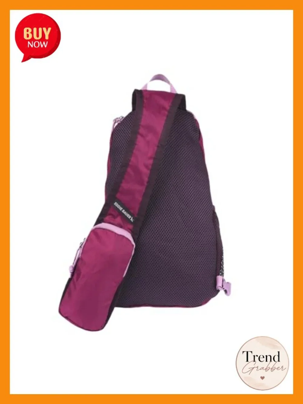 Eddie Bauer Stowaway Packable Sling Bag 10L Ripstop Nylon Travel Hiking